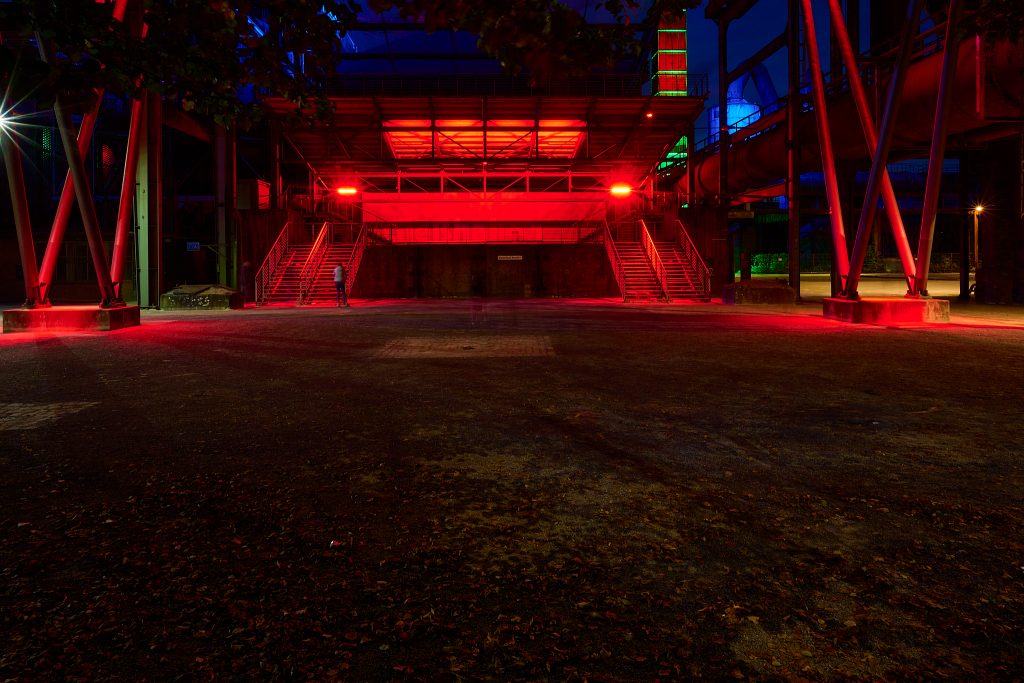 Landschaftspark Duisburg Nord, Lapadu, Langzeitbelichtung, Ruhrgebiet, Industrie, Duisburg,