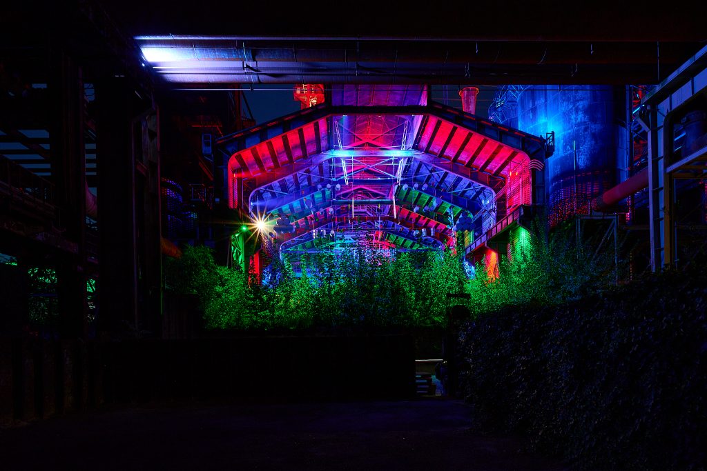 Landschaftspark Duisburg Nord, Lapadu, Langzeitbelichtung, Ruhrgebiet, Industrie, Duisburg,