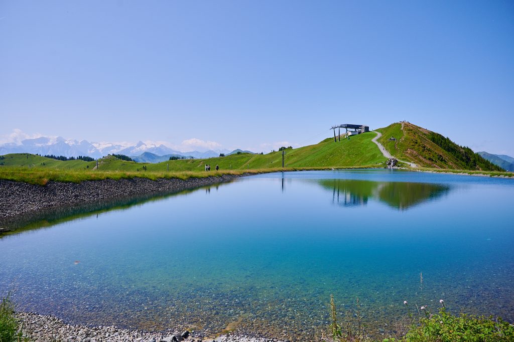 Österreich, Berge, Seen, Bergsee, Asitz, Wasserfall, Krimmler Wasserfall, Drohne, Panorama, Bergpanorama, DJI Air2s,